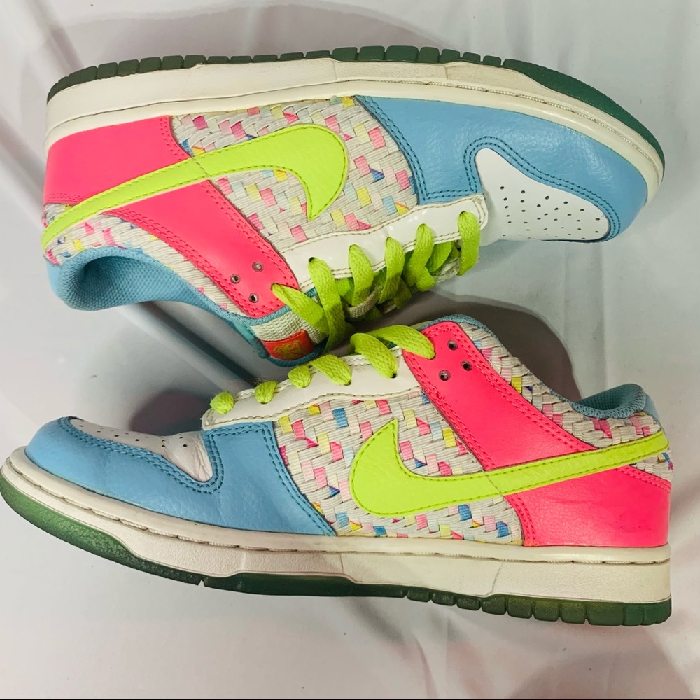 Nike 6.0 Dunk Low Top Neon‎ Lifestyle
